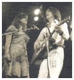 Linda Ronstadt and Jackson Browne