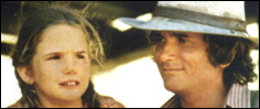 Melissa Gilbert and Michael Landon