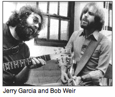 Jerry Garcia and Bob Weir