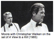 Christopher Walken and Roger Moore