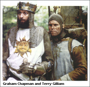 Graham Chapman and Terry Gilliam
