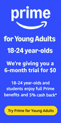 Try Prime for Young Adults